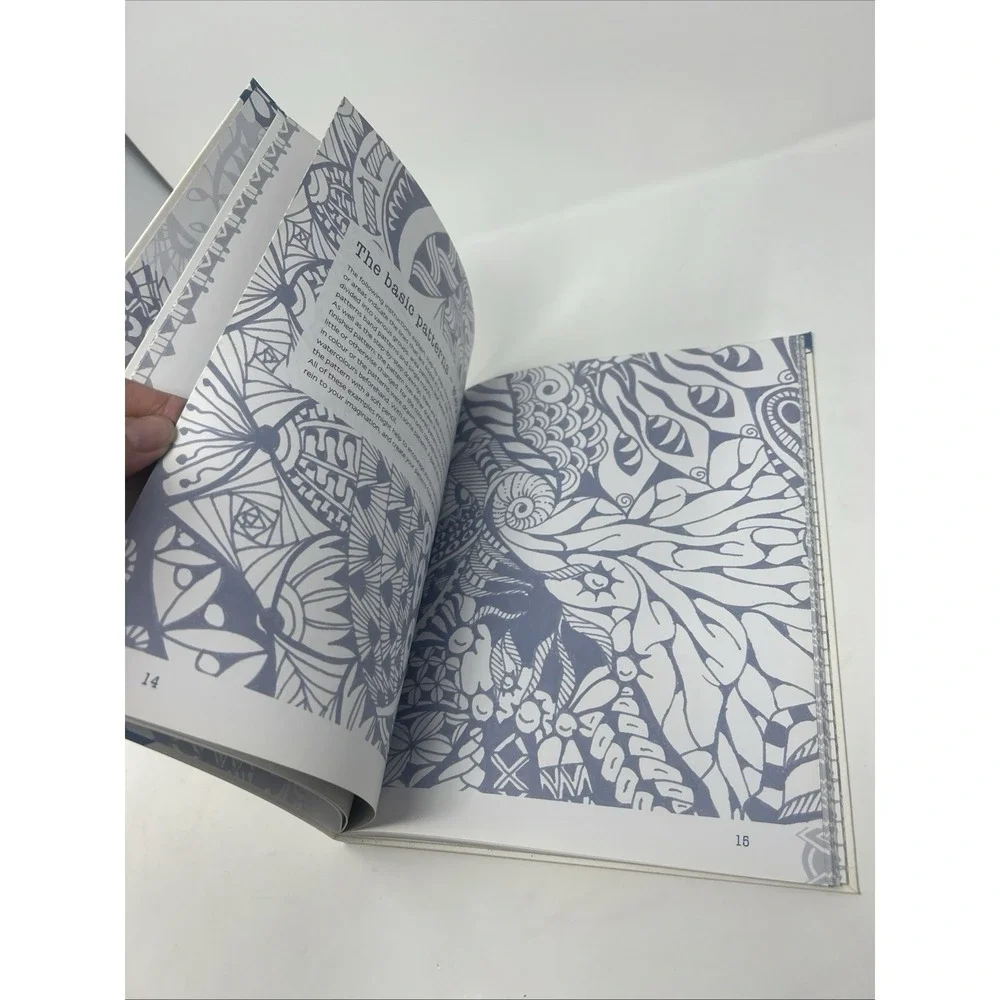 Zendoodle Meditative Drawing Susanne Schaadt Full Size Tracings Zentangle NEW